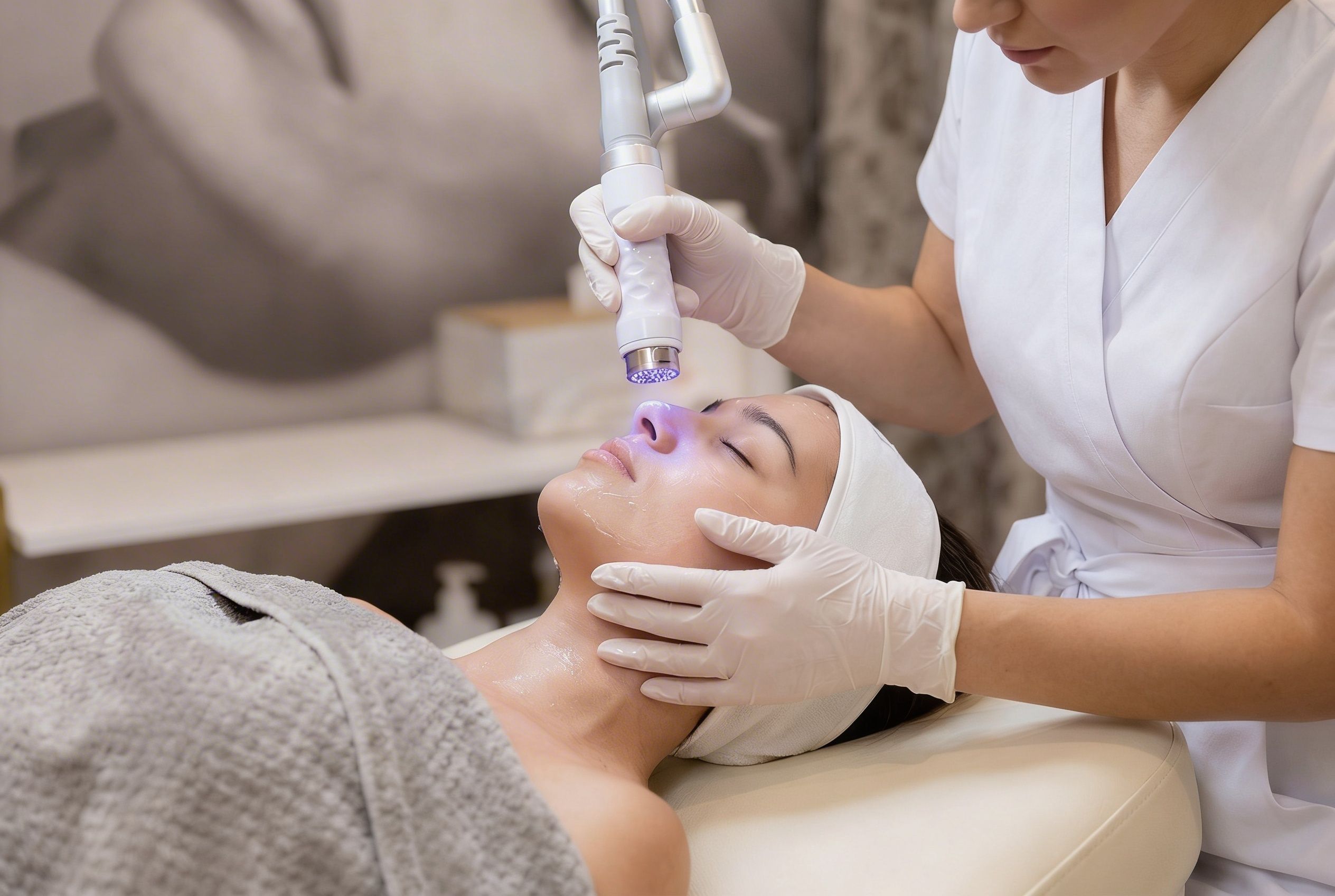 Лазерная шлифовка лица