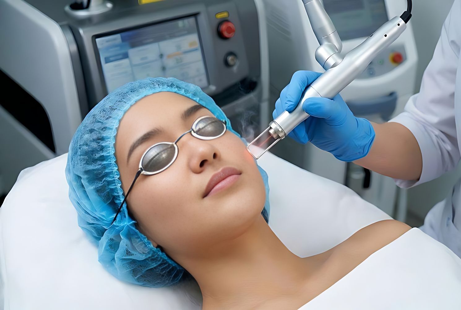 Лазерная шлифовка лица