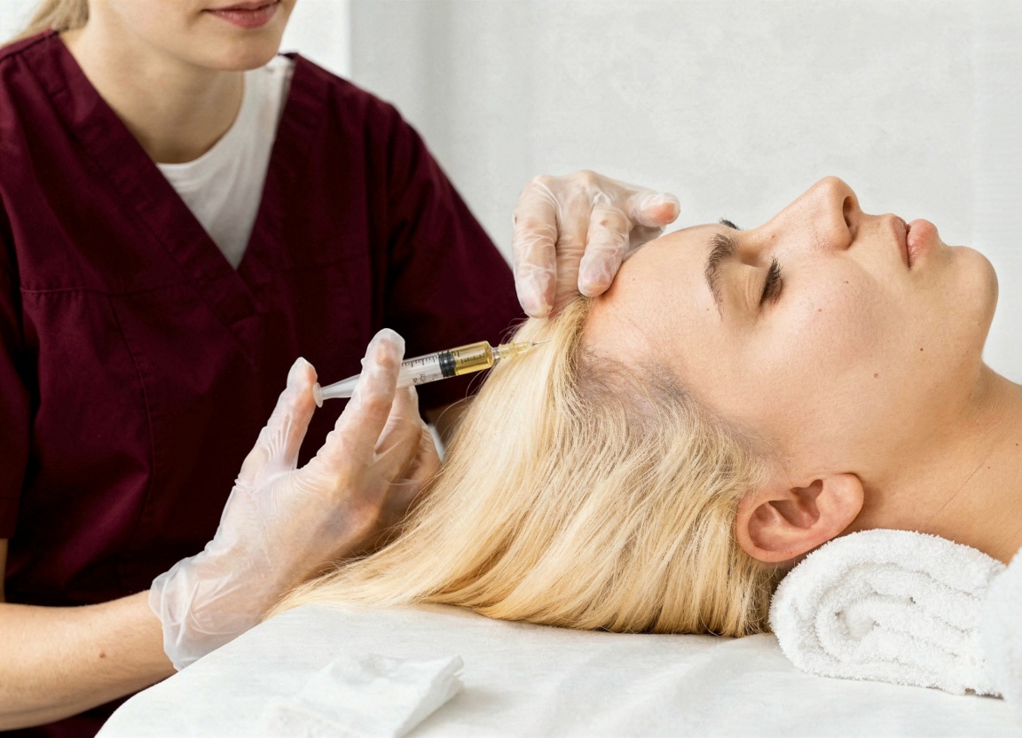 Мезотерапия волосистой части головы