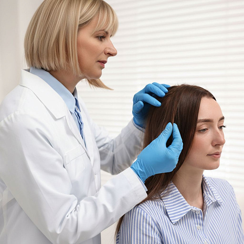 Лечение волос, прием врача трихолога